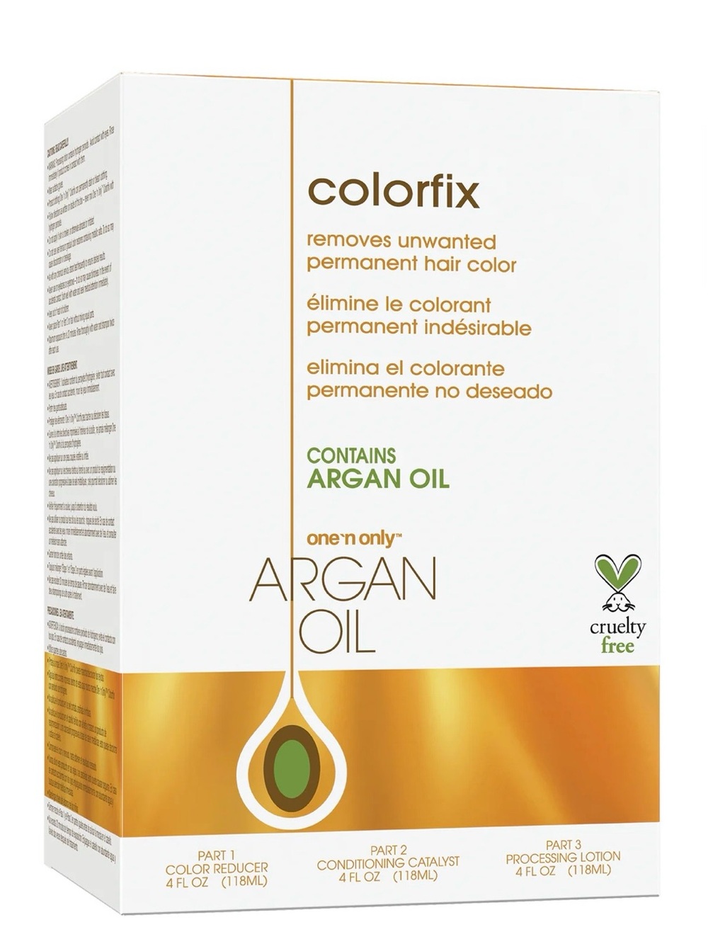 Colorfix Permanent Hair Color Remover with Argan Oil